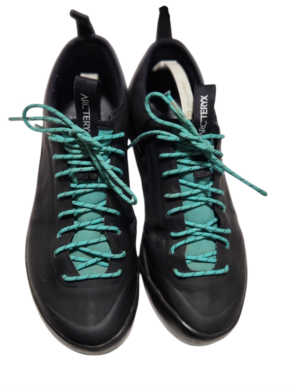 Arc'teryx Black Sneakers with Teal Accents